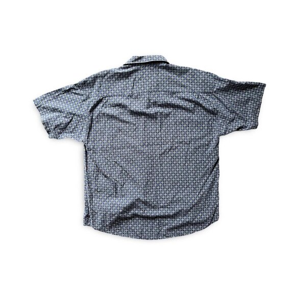 Avanti Shirt Men's Hawaiian Blue Check Plaid Soft Short Sleeve Size XL - Picture 2 of 5